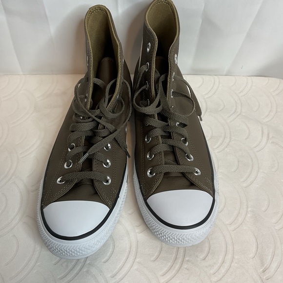 Converse Chuck Taylor Cave Green all star mens 9 womens 11 hightops - Picture 3 of 8